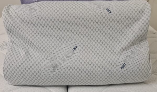 Cuscino In Memory Foam Modello Saponetta Tessuto Silver H.10/12 CM - immagine 4